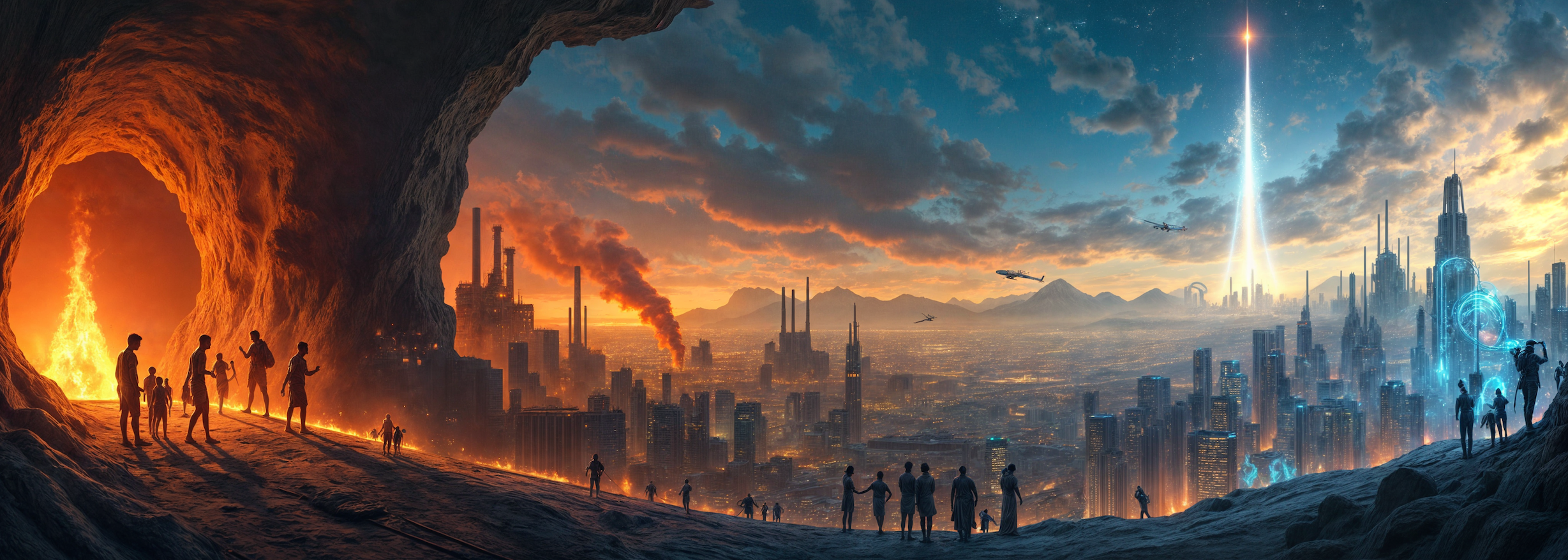 Human History in a Glimpse